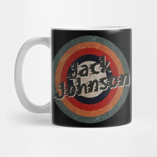 Retro Color Typography Faded Style Jack Johnson Mug
